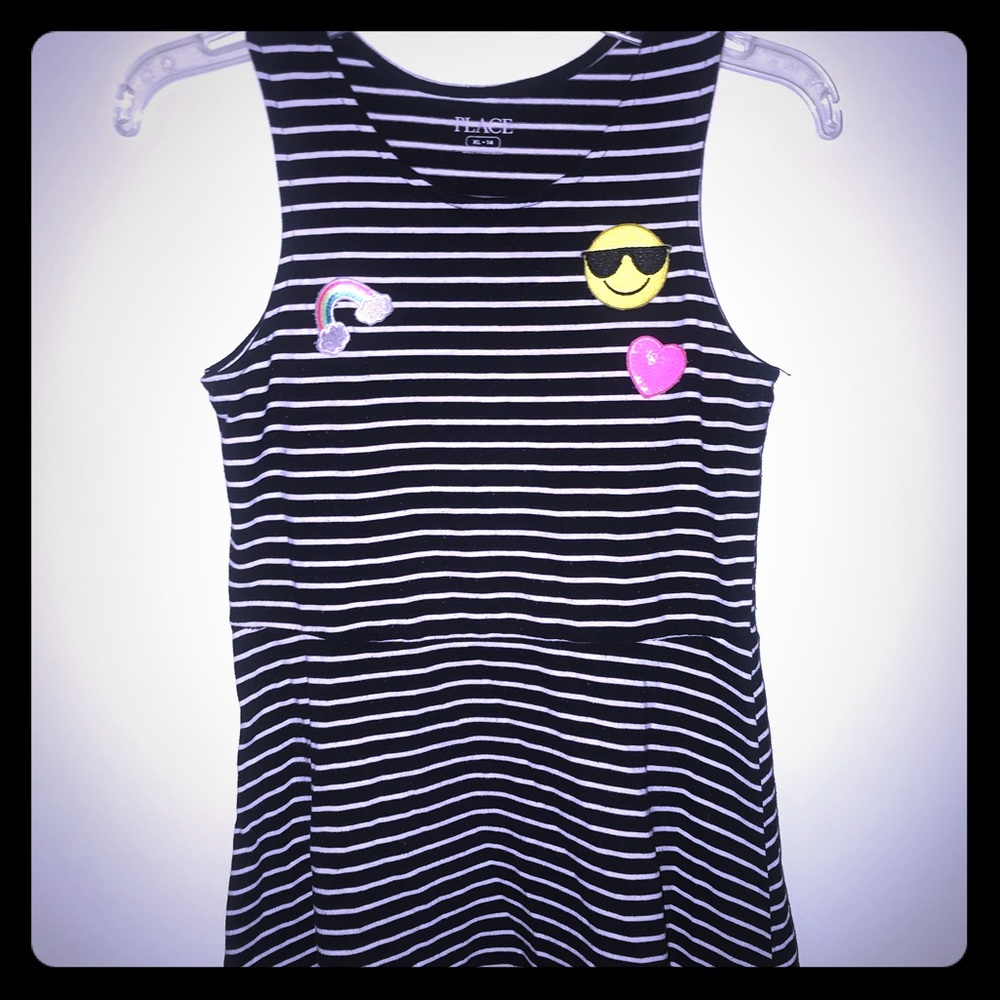 Children’s place emoji girls dress